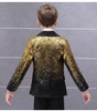 Toddler Boy 3-12years Coats & Jackets Gradient Sequin Kids Boys Tops Boy Stage Catwalk Piano Performance Boy Suit Top