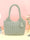 Fashion Women Solid Color Crochet Bag