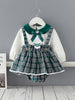 2 Pieces Baby Girl Set Top And Suspender Skirt High Quality