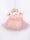 Flower Trim Mesh Bowknot Princess  Baby Onesies For Girl High Quality