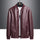 New Men's Casual Leather Clothing Autumn And Winter Standing Collar Plus Size Velvet Padded Thickened Coat