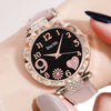 Girl Pink Watch And 1pc Rhinestone Bracelet, Gift For Friend FS