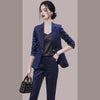 Velvet style business suit a set