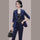 Velvet style business suit a set