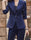 Velvet style business suit a set