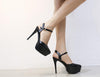 Women sandals pointed toe stiletto platform