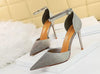 European fashion high-heeled sandal sexy banquet hollow shoes stiletto