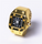 Fashion Creative Simple Elastic Square Gold Ring Watch