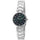 Bulova Classic Diamond Accents Black Mother Of Pearl Dial Quartz 96P204 Women's Watch