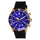 Bulova Sport Chronograph Silicon Blue Dial Quartz 98A244 100M Men's Watch