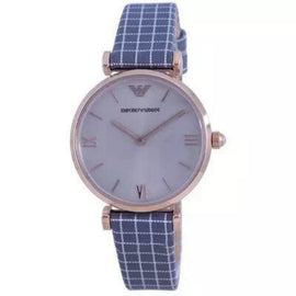 Emporio Armani Gianni T-Bar Grey Dial Quartz AR11386 Women's Watch