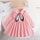 Kids Girls 3-8Y Lapel Knitted Dress With Silk Scarf Kids Boutique Clothing Knitwear
