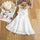2-7Y Toddler Girls Lace Sling Dresses