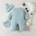Newborn 0-9M Solid Color Long-Sleeved Footie Jumpsuit & Hats