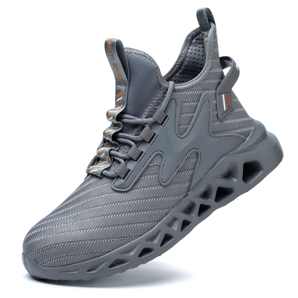 Lightweight Safety Shoes Men Women Work Shoes Steel Toe Cap Working Boots Sneakers Men Women Breathable Shoes Construction Shoes
