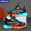 New Anti-skid Leather Kids Sneakers for Boys Running  Walking Lightweight Casual Shoes With Fashion Dragon Pattern Size 28-39