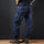 2025 Men's Multi-Pocket Straight Cargo Jeans Loose Casual Jeans