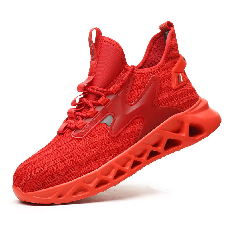 Lightweight Safety Shoes Men Women Work Shoes Steel Toe Cap Working Boots Sneakers Men Women Breathable Shoes Construction Shoes