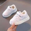 Toddler Baby Kids Fashion Design Walking Shoes Sneakers White Non-slip Casual Shoes Boys Girls Breathable Outdoor Board Shoes
