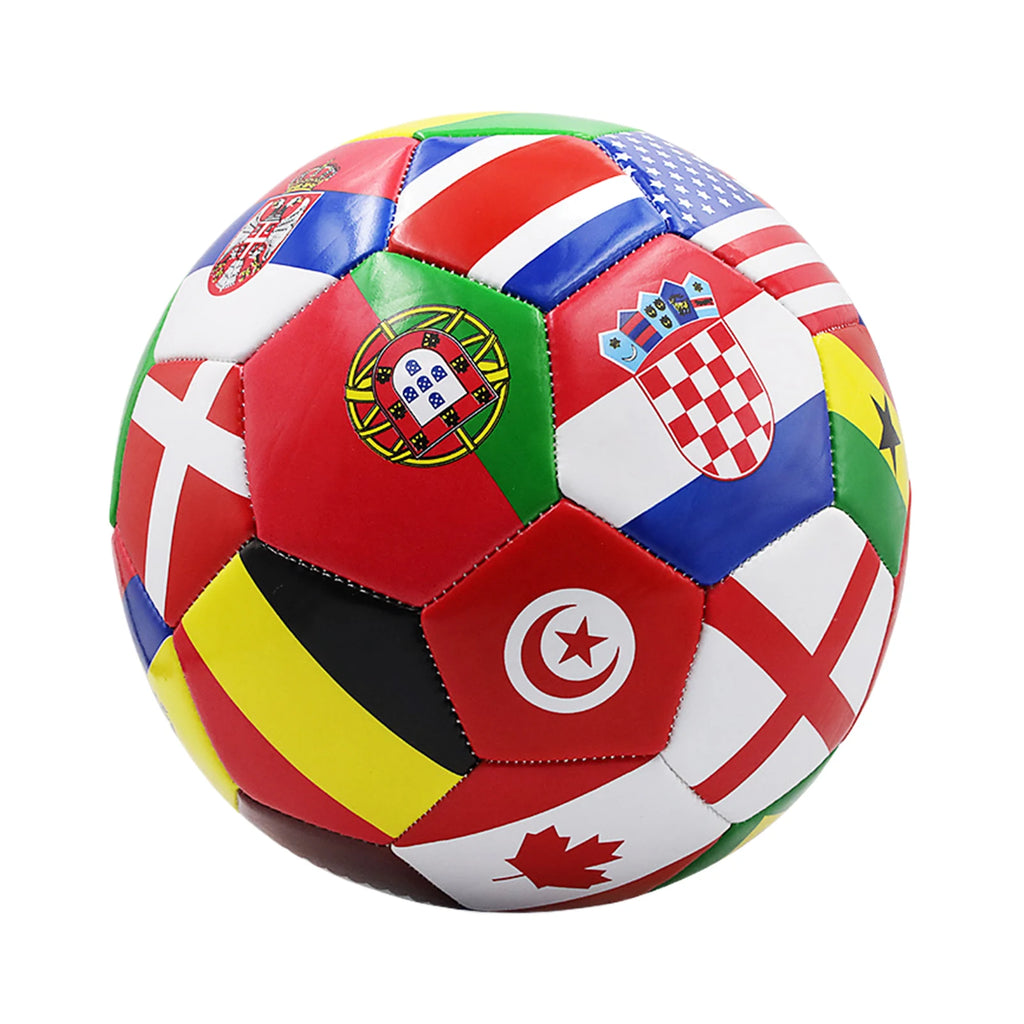 National Flag Colours Soccer Ball Suitable For Different Surfaces And Teamwork Innovative Foot Balls
