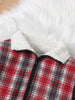 Long Sleeve Plaid Fleece Jackets 9M-5Y Unisex Coats & Jackets