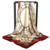 (Buy 1 Get 2) Women'S Fashion Fashion Chain Floral Print Imitation Silk Satin Silk Scarf