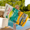 Double-Sided Velvet Summer Breathable Skin-Friendly Quick-Drying Printing Beach Towel-Buy One Get One