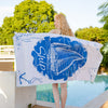 Double-Sided Velvet Summer Breathable Skin-Friendly Quick-Drying Printing Beach Towel-Buy One Get One