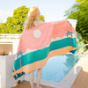 Double-Sided Velvet Summer Breathable Skin-Friendly Quick-Drying Printing Beach Towel-Buy One Get One