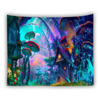 (Buy 1 Get 1) 150*200cm Creative Fantasy Mushroom Printed Tapestry