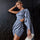 Women's Elegant Solid Color Slant Shoulder Elegant Party Dress