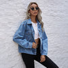 Women Fashion Casual Loose Denim Jacket