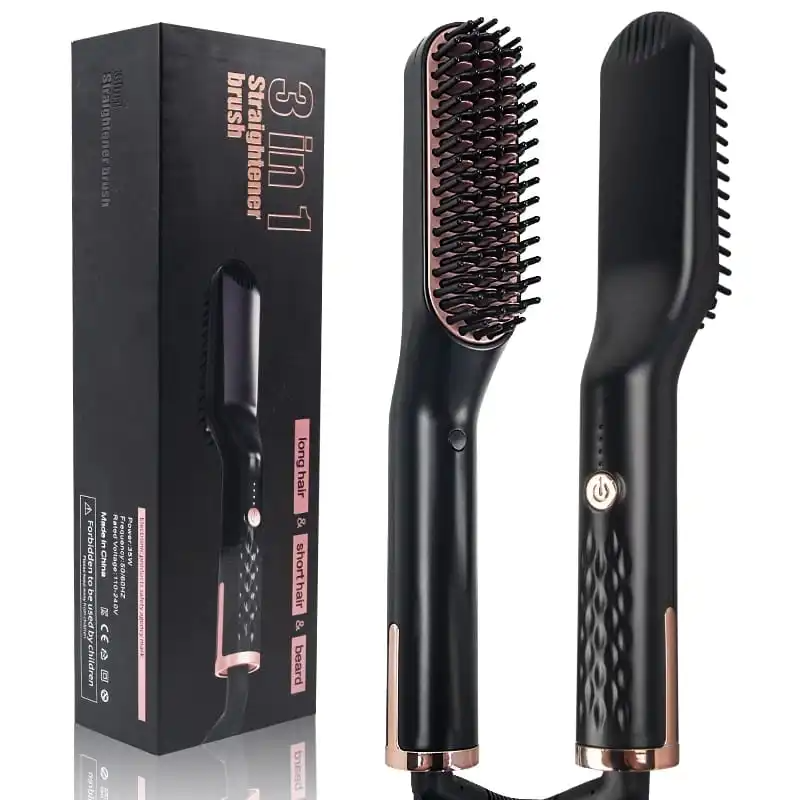 (Buy 1 Get 1) Three In One Multifunctional Hair Straightener Comb