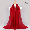 (Buy 1 Get 1) Women Fashion Twill Pleated Hijab Scarf