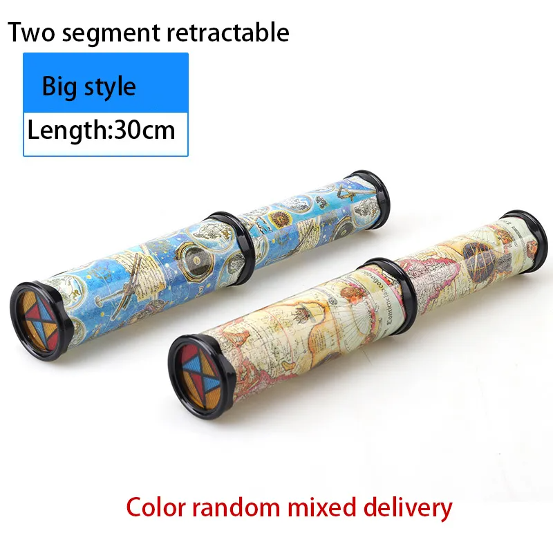 Kids Scalable Rotation Kaleidoscope Magic Changeful Adjustable Fancy Colored World Toy