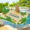 Double-Sided Velvet Summer Breathable Skin-Friendly Quick-Drying Printing Beach Towel-Buy One Get One