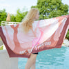 Double-Sided Velvet Summer Breathable Skin-Friendly Quick-Drying Printing Beach Towel-Buy One Get One