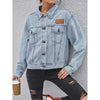Women Fashion Casual Loose Denim Jacket