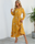 (Buy 1 Get 1) Women Ramadan /Eid Fashion Casual Floral Print Round Neck Long Sleeve Maxi Dress