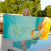 Double-Sided Velvet Summer Breathable Skin-Friendly Quick-Drying Printing Beach Towel-Buy One Get One