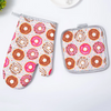 (Buy 1 Get 1) Kitchen Baking Oven High Temperature Resistance Colorful Cotton Gloves