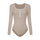 Fashion Elegant Women Basic Color Square Neck Long Sleeve Bodysuits