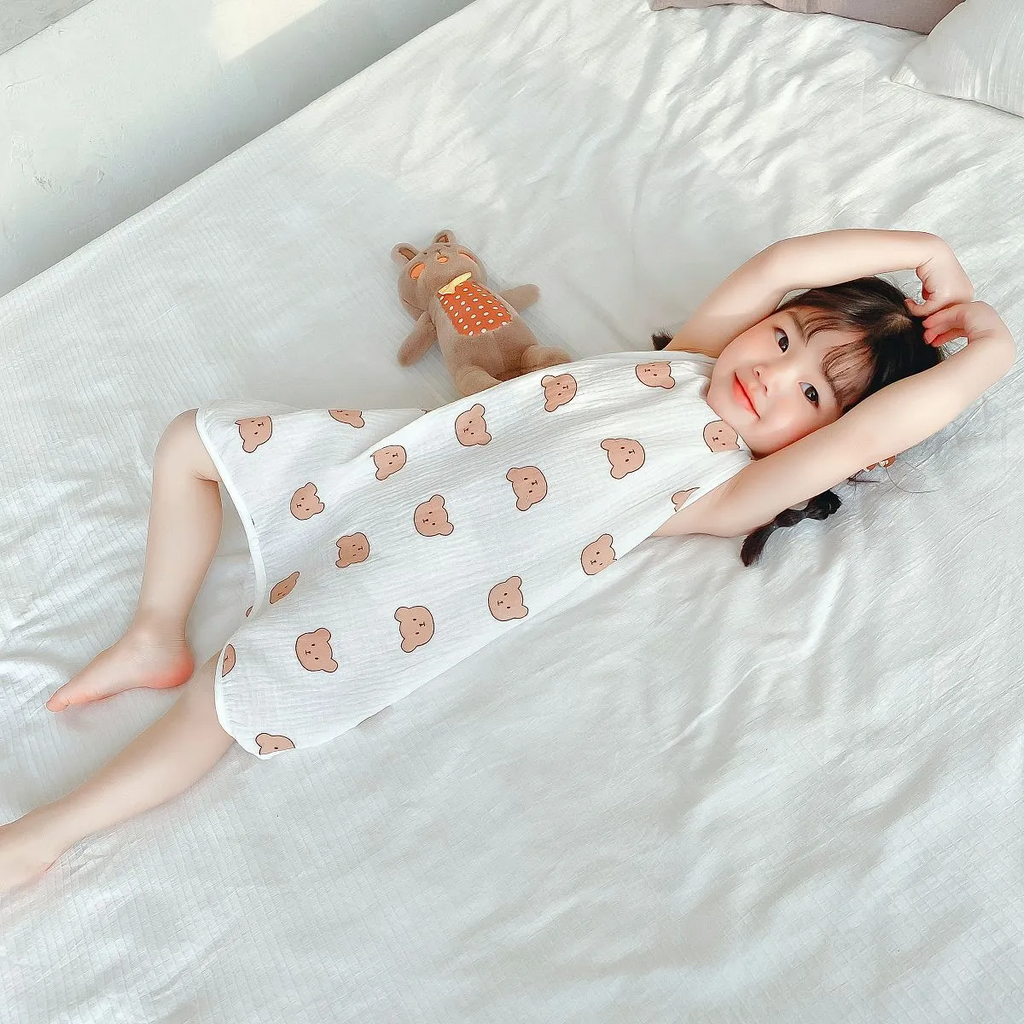 Toddlers Newborn Baby Fashion Girls Boys Cartoon Rainbow Cute Bear Print Sleeping Bag