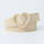 (Buy 1 Get 2 ) Women Fashion Simple Elastic Elastic PP Grass Woven Heart Buckle Belt