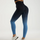 Women Fashion Gradient High Waist Hip Sports Fitness Yoga Pants