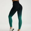 Women Fashion Gradient High Waist Hip Sports Fitness Yoga Pants