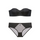 Women'S Sexy Soft Steel Ring Glossy Seamless Strapless Bra Panty Set