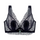 Women Sexy Basic Solid Color Mesh See-Through Breathable Bra