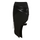 Fashion Gothic Edgy Women'S Solid Color Slim High Waist Irregular Slit Skirt