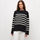 (Buy 1 Get 1 ) Women Fashion Casual Stripe Round Neck Sweater